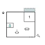 Apartment 1 Bedroom Cozy In